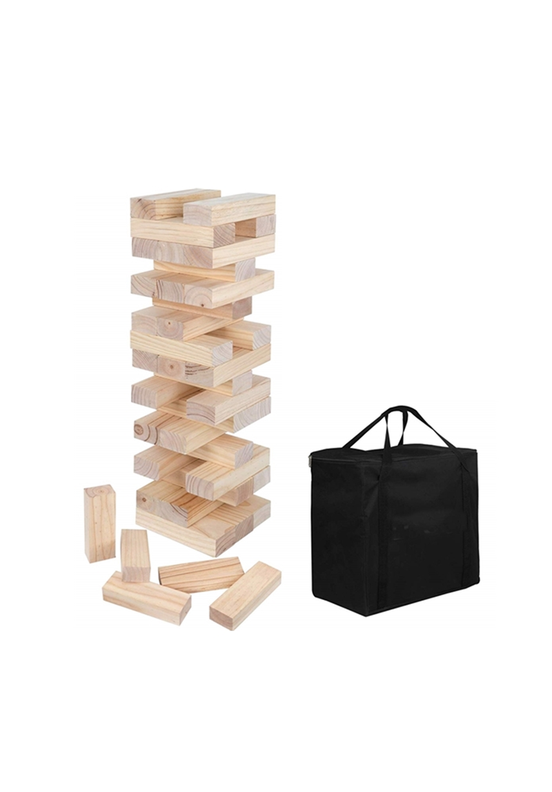 Outdoor Giant Tumbler Tower Games With Carrying Bag