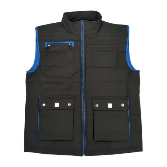 Insulated vests — a real sample off our apparel lines