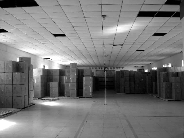 Warehouse station on one of our production floors