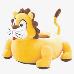 Kids' plush chair — Foldable character sofa. Retail and promotional.