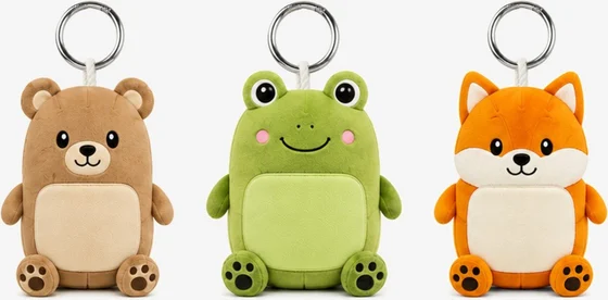 Keychain & mini — 50–185 mm. The low-ticket item that carries a programme.